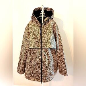 Leopard Print Women’s Rain Jacket